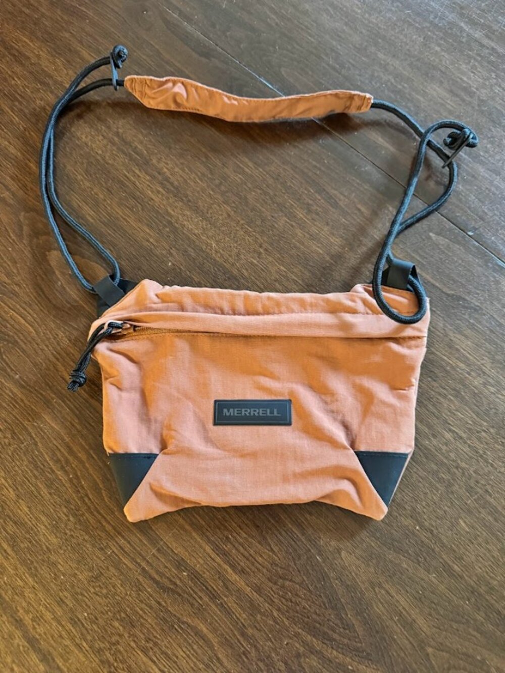 Merrell Wayfinder Packable Sacoche Bag Burnt Orange Water Resistant Crossbody